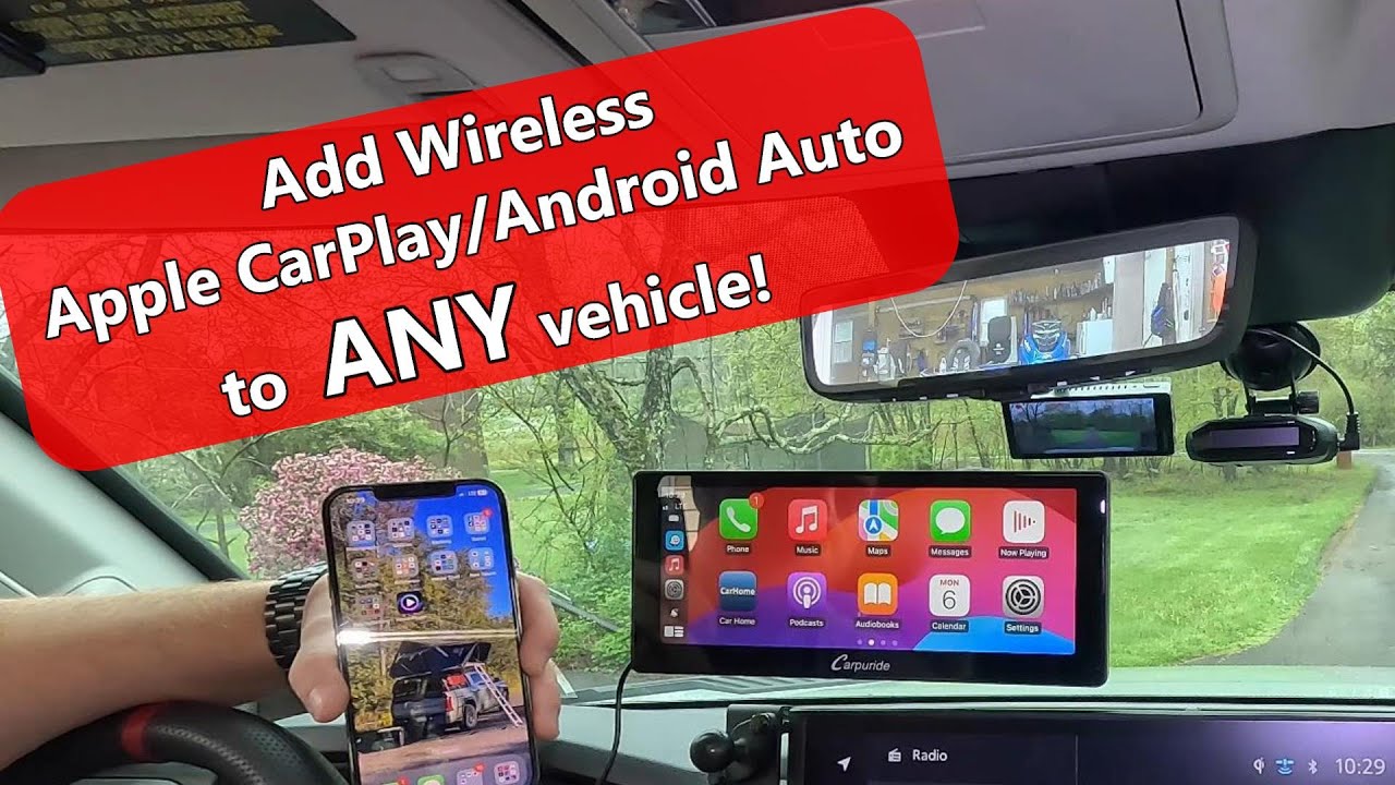 Carpuride W103 Pro, Add Apple CarPlay or Android Auto to ANY Vehicle on the Road!