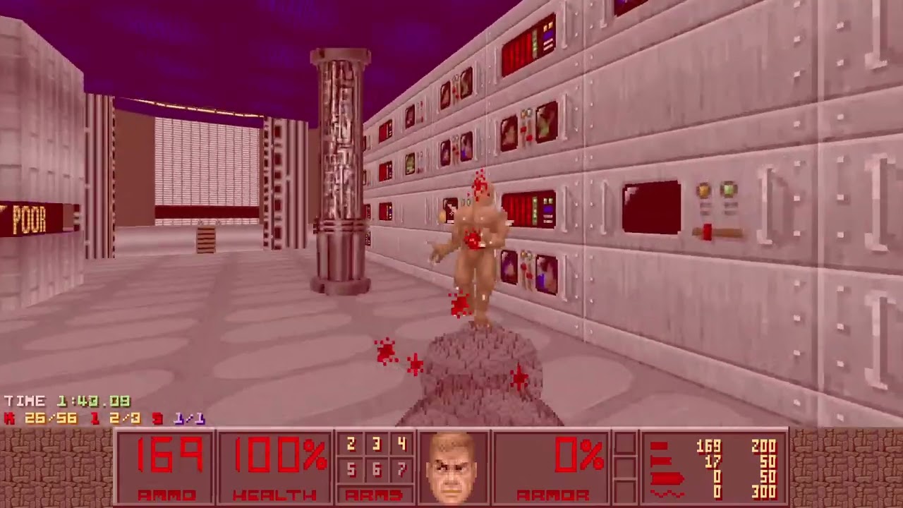 Doom II: Icarus - Alien Vanguard - Map04: Engineering (UV, 100%Kills/Secrets)