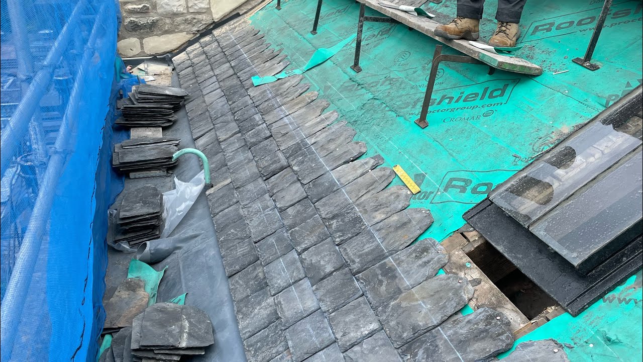 Slating in Edinburgh with Ballachulish slate