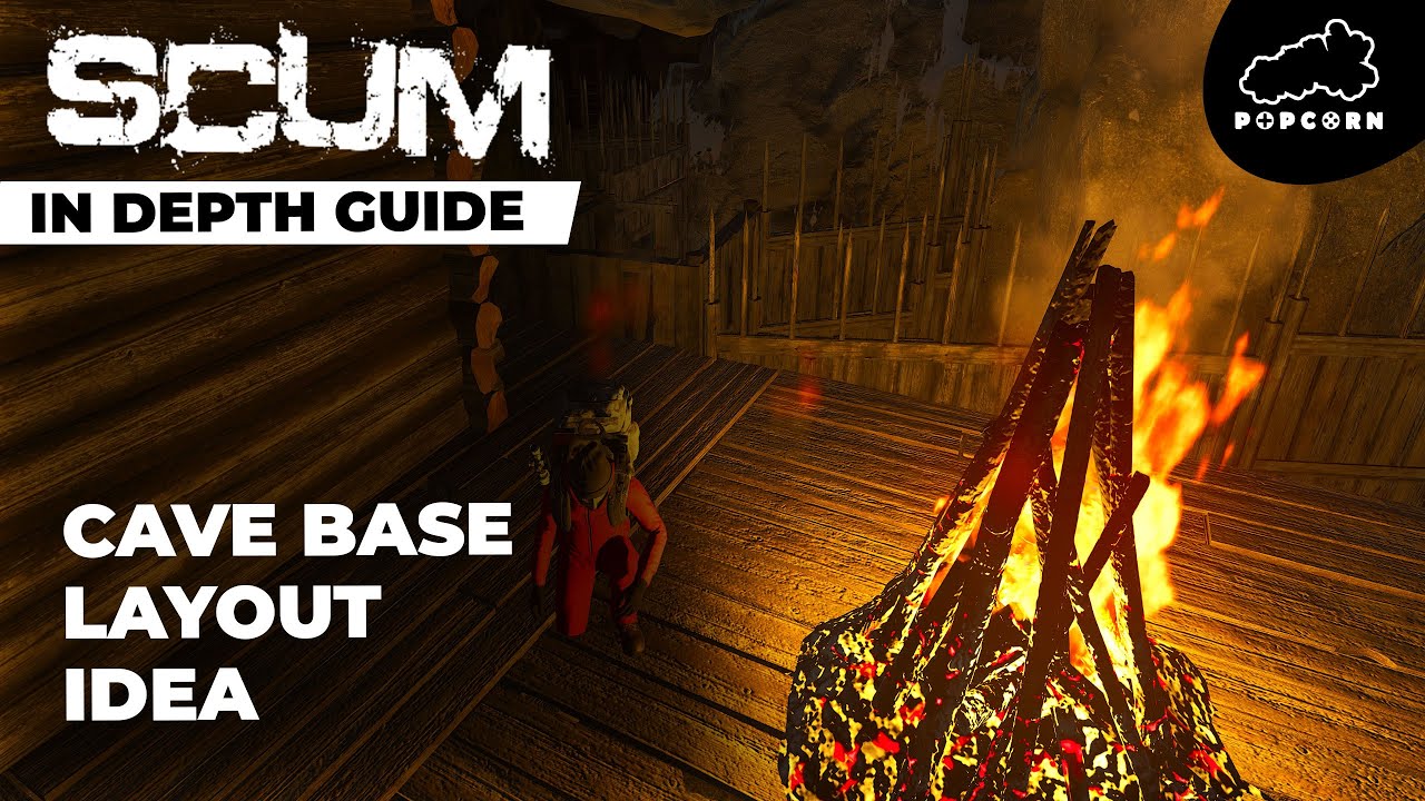 SCUM CAVE BASE BUILD LAYOUT GUIDE (SCUM Game) #SCUM