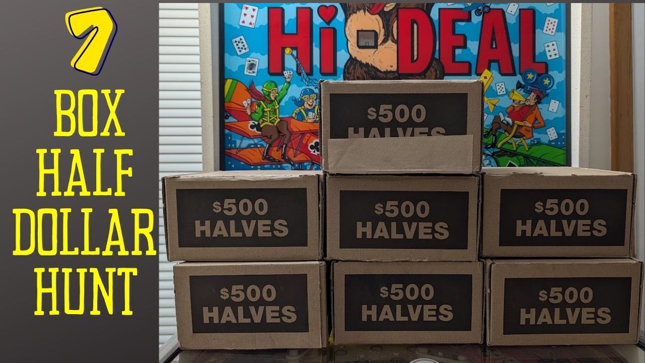 7 Box Half Dollar Hunt