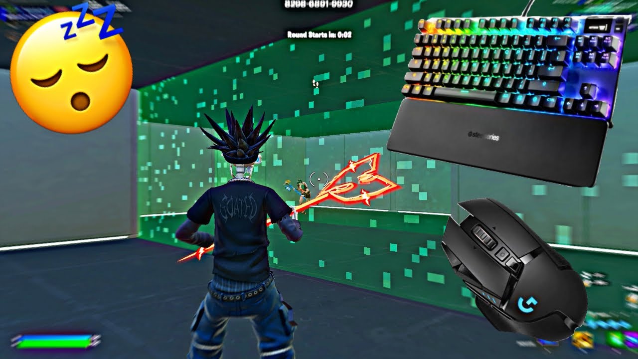 Steelseries Apex Pro TKL ASMR Chill🤩 Piece Control 1v1🏆Satisfying Keyboard Fortnite