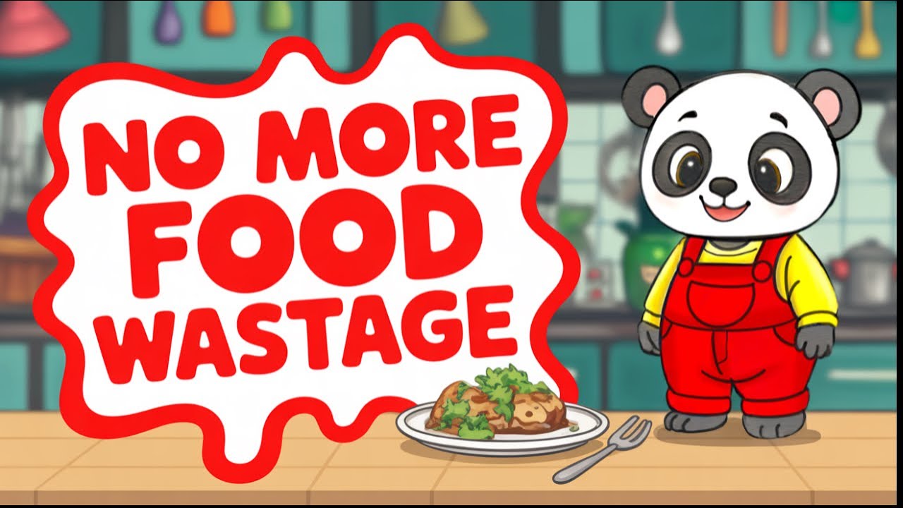 Mimi Learns Smart Eating! | No More Food Waste | Kikku’s Happy Family – Kids Moral Story”