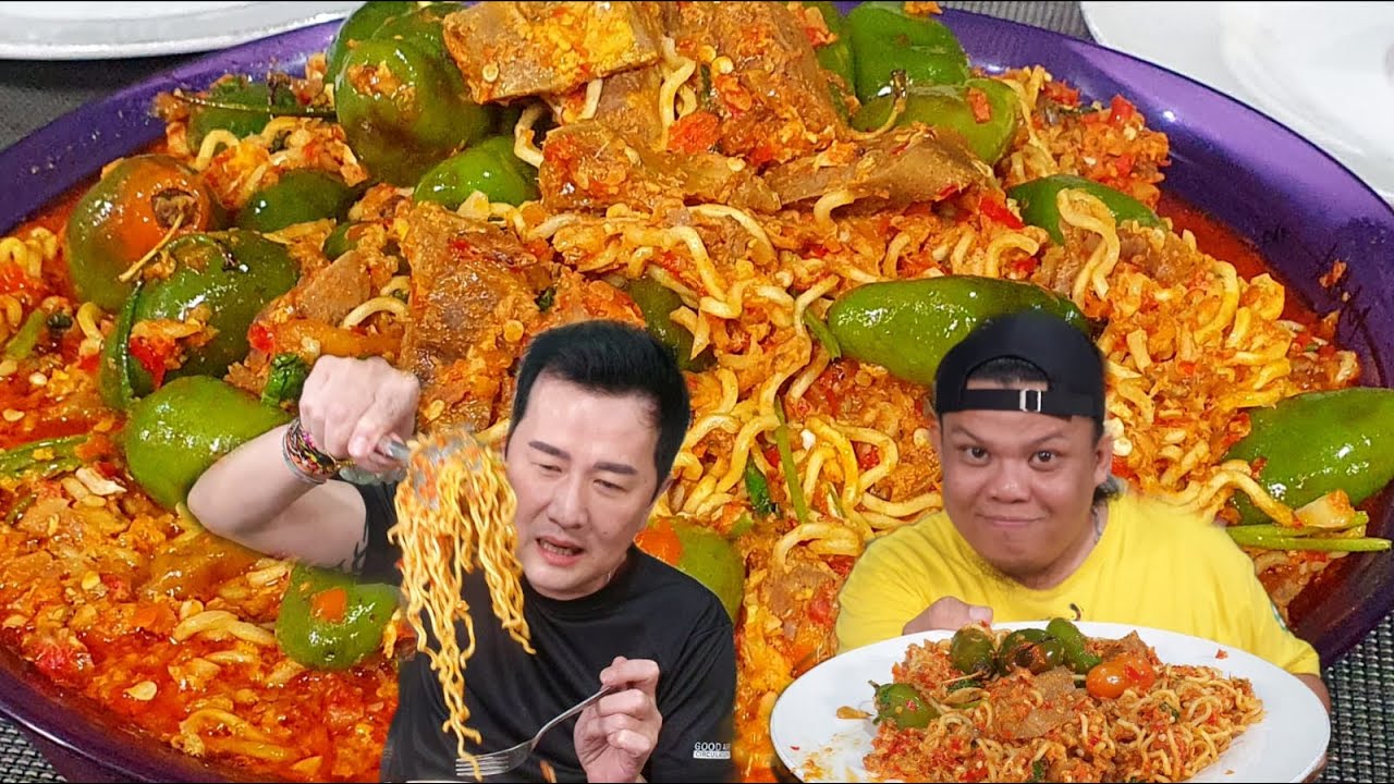 INDOMIE TERASI NYEMEK TOPPING GENDOT SARDEN LIDAH ALA PAUL RIVERY