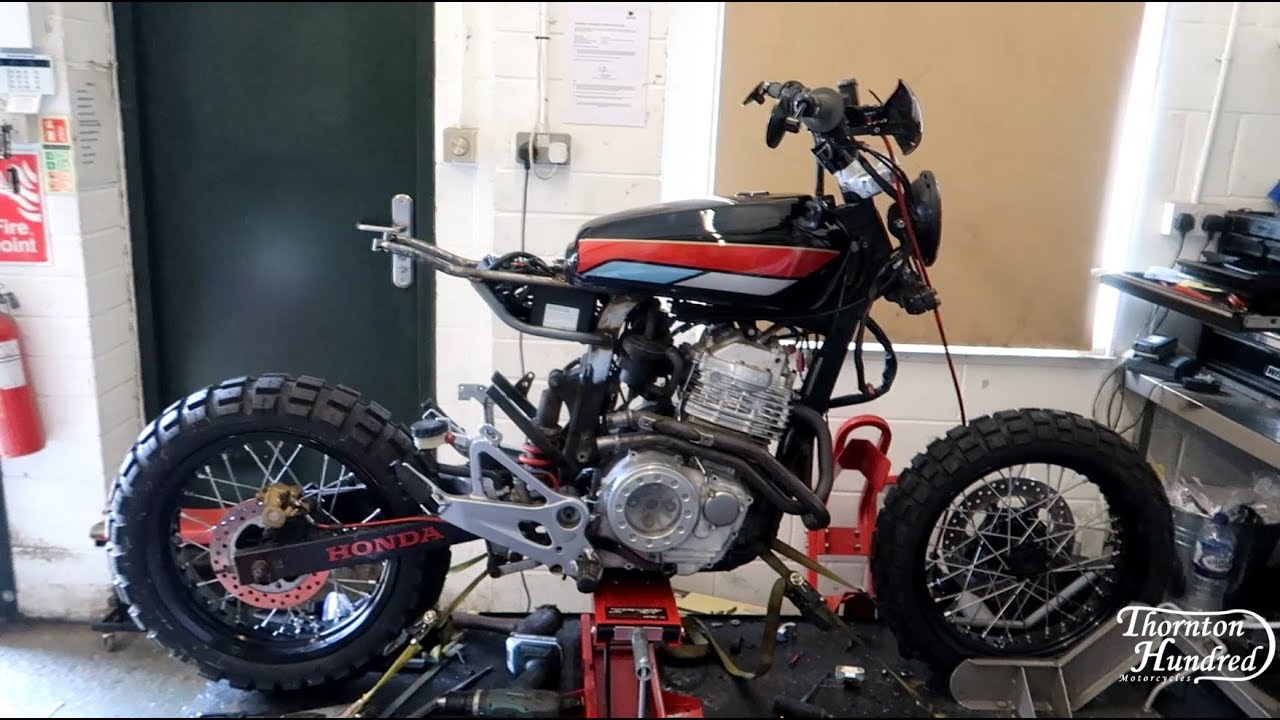 Honda SLR650 Custom Scrambler by Thornton Hundred