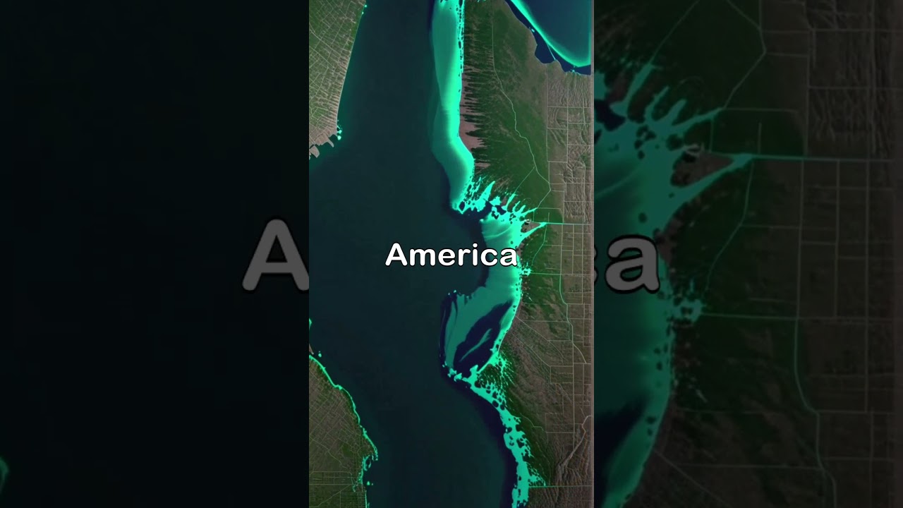 USA Map Upside Down &ndash; A Shocking New Perspective You&rsquo;ve Never Seen! #topographicmap #cartograph #usa
