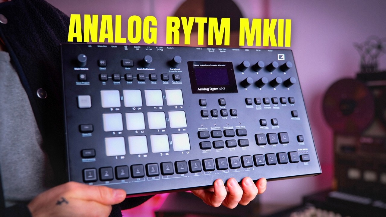 Making techno beats with the most properly rated drum machine