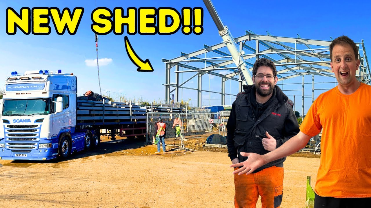 COLLECTING SHAUN’S NEW WORKSHOP | MY SCANIA INSPECTION | #truckertim