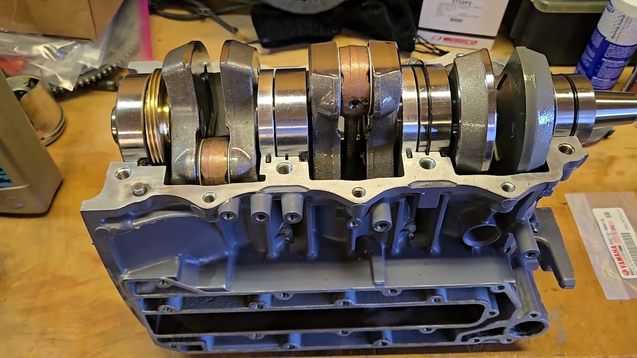 Yamaha 70TLR Outboard Crankshaft Assembly