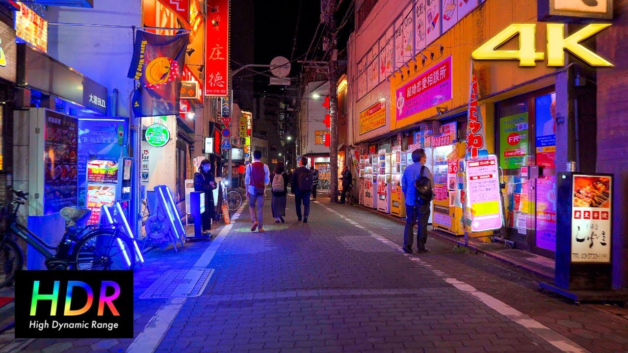 【4K HDR】Tokyo Night Walk in Kamata｜Largest downtown area in Ota-ku