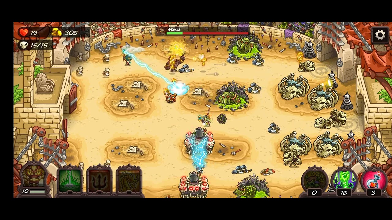 Malik (final BOSS) in Impossible mode 12150HP - Hammerhold campaign | Kingdom rush vengeance
