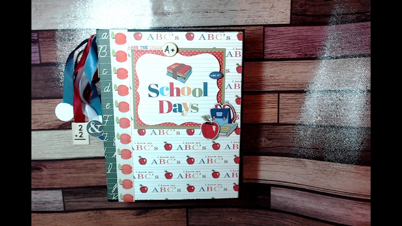 School Days Mini Album - CCC Design Team project walk thru