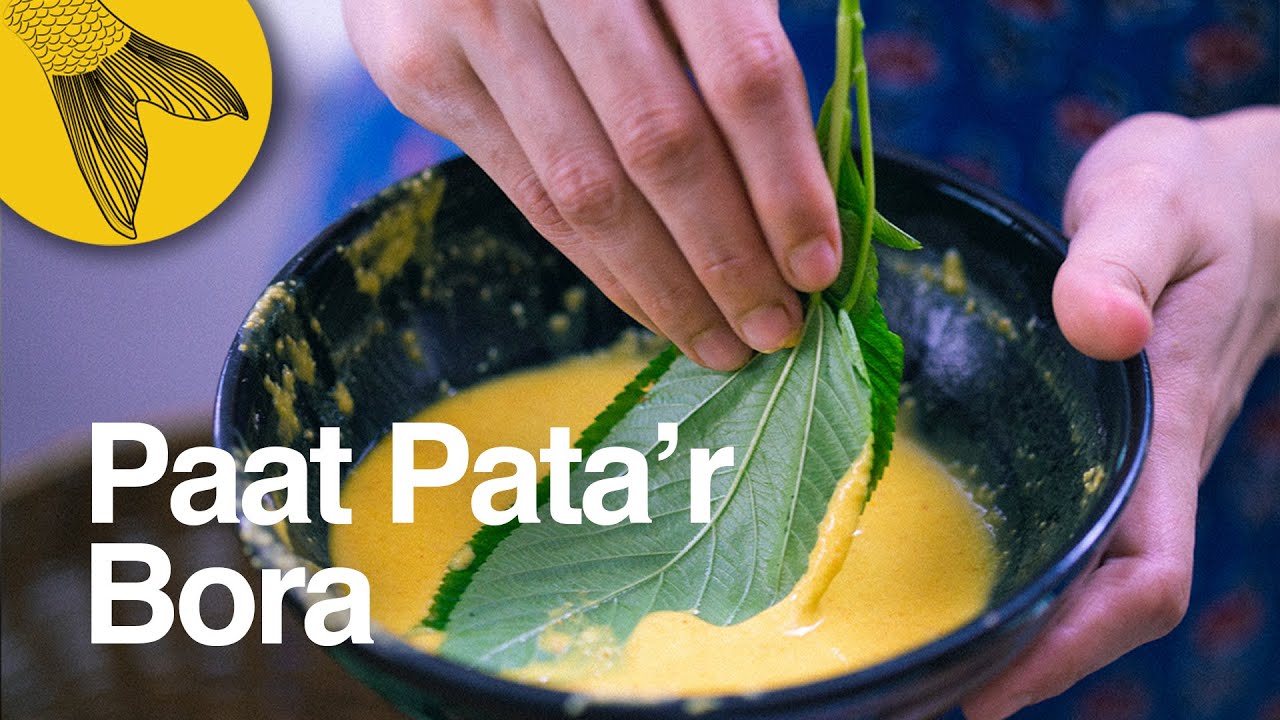 Paat pata’r bora—jute leaf fritter recipe—monsoon special | Bengali vegetarian recipe