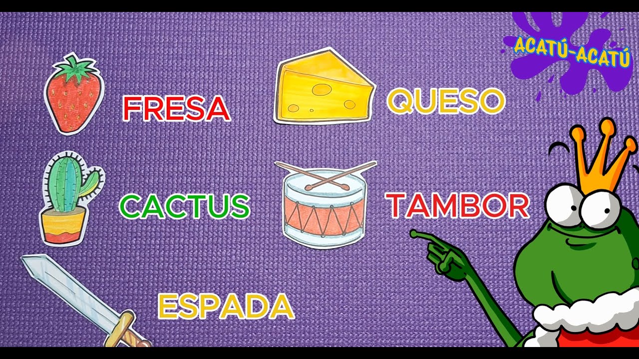 Vamos a Deletrear con @AcatuAcatu - Aprendizaje para Ni&ntilde;os - Infantil