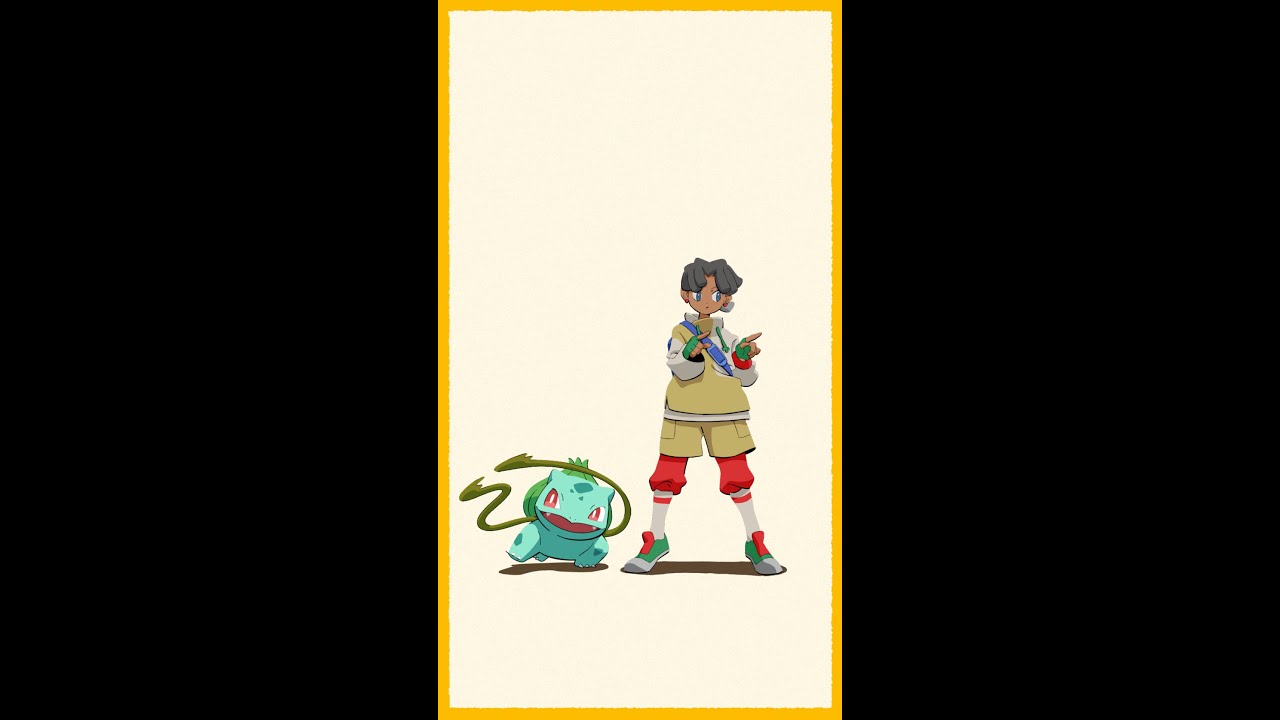 Pok&eacute;mon partners of different generations dancing 
