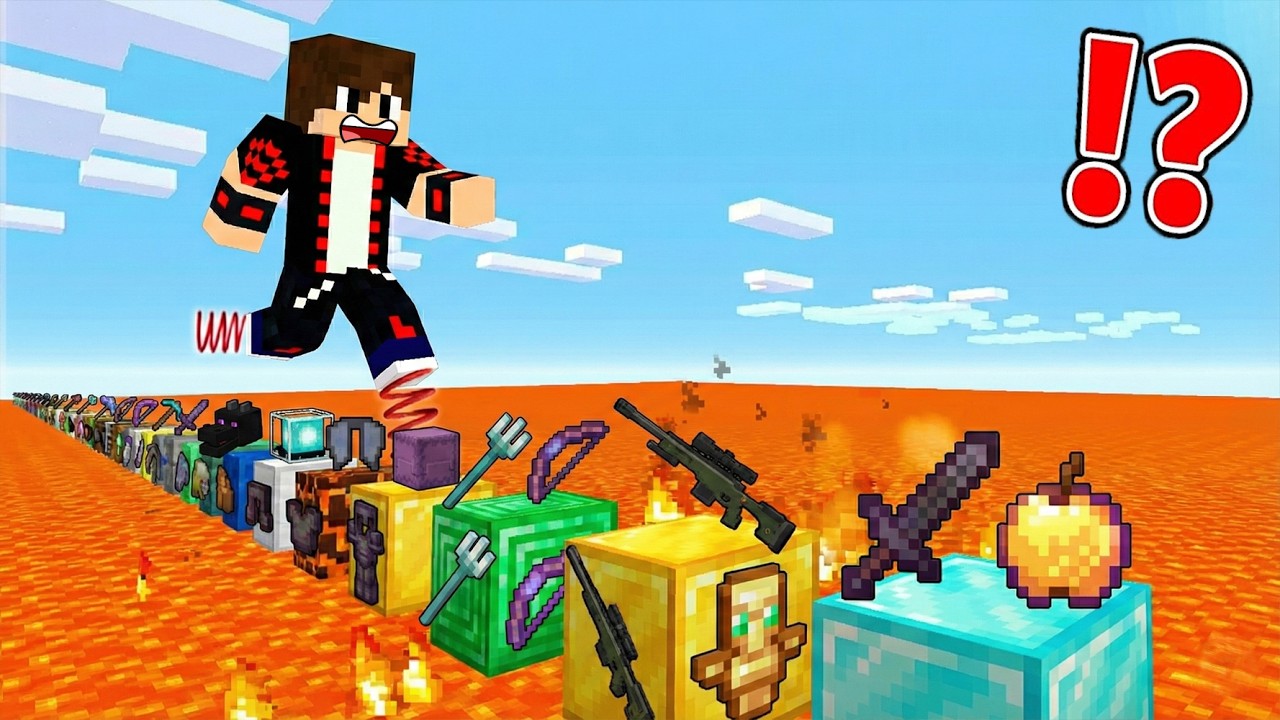 ماين كرافت : ولكن كل ما اقفز احصل موارد أسطورية !!؟ 🔥😱