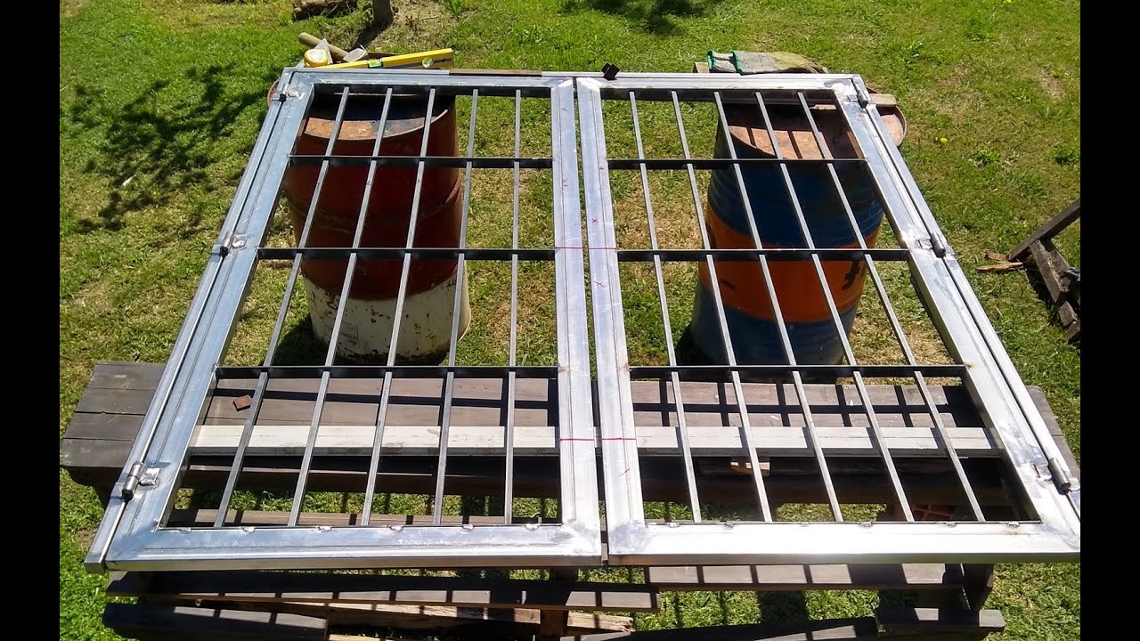 como hacer rejas ventana balcon super facil explicado caño estructural how to make door gate? 2023
