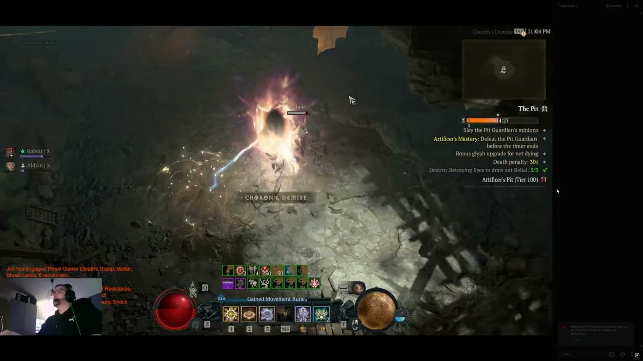 PIT 100 SpeedRun (1:25) Paladin High Rank - Diablo 4 Season 11