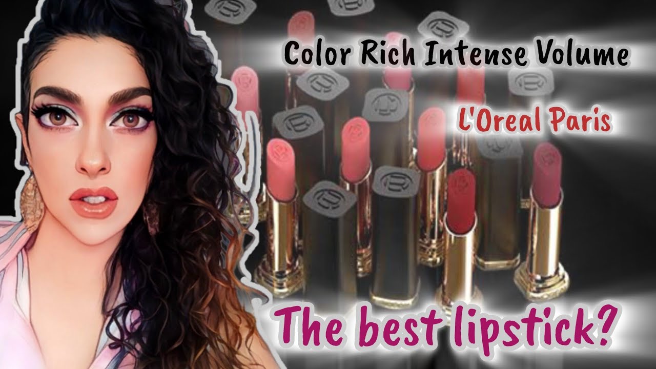 COLOR RICHE INTENSE VOLUME by L'Oreal París/ MEJORES QUE LOS LIPSTICK DE LUJO?...