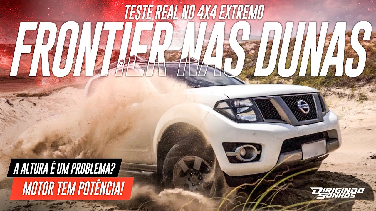 Nissan Frontier 2.5 Attack 4x4 Teste Offroad nas DUNAS! Melhor que L200 e S10?