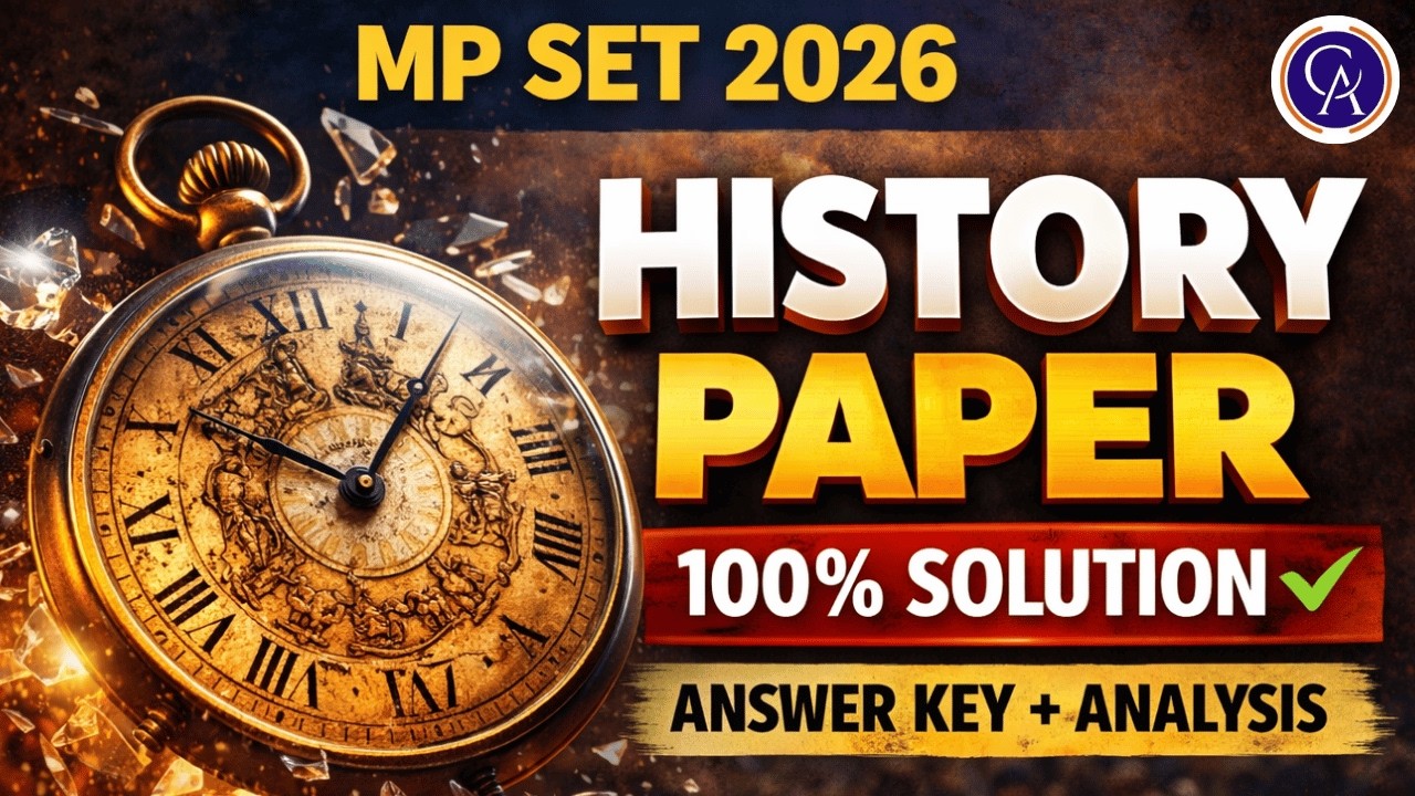 MP SET 2026 History Paper Solution | Answer Key & Detailed Analysis | By Rohit Sir