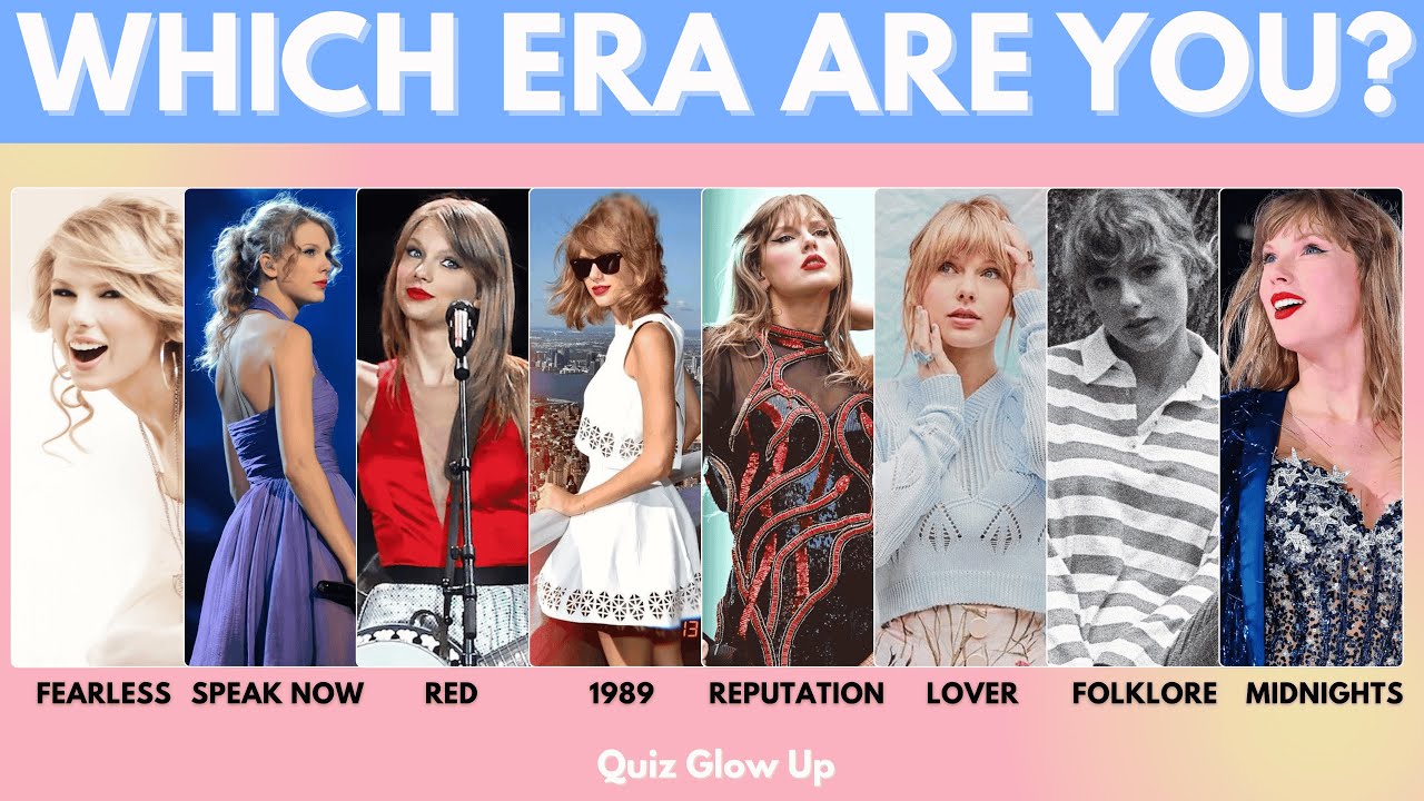 Which TAYLOR SWIFT ERA Are You? | Aesthetic Personality Quiz