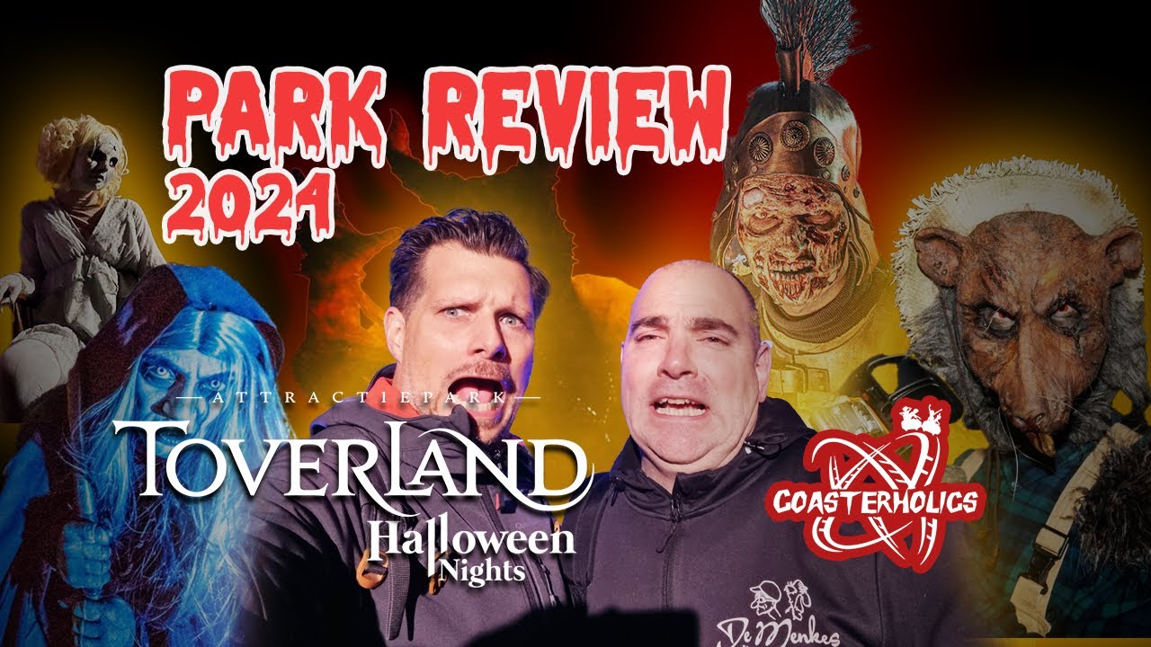 Toverland Halloween Day/Night 2024 Park Review 4K.