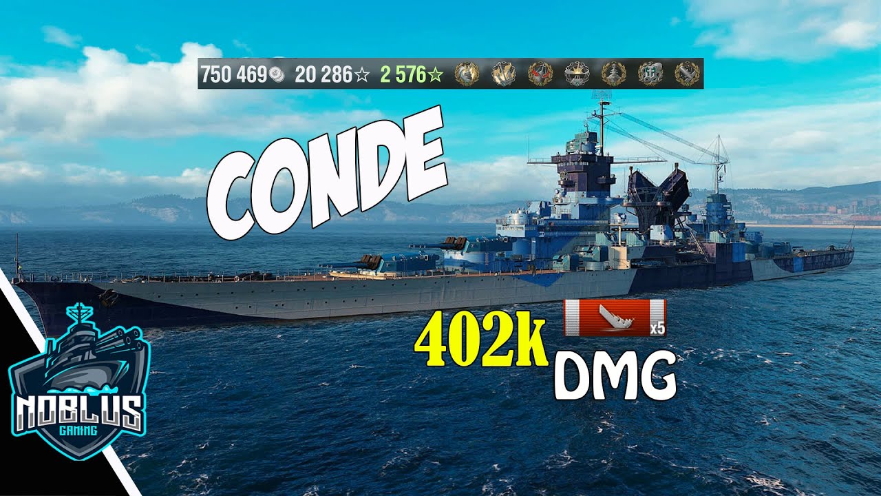 Super Croiseur Condé - 402k - Kraken - World of Warships
