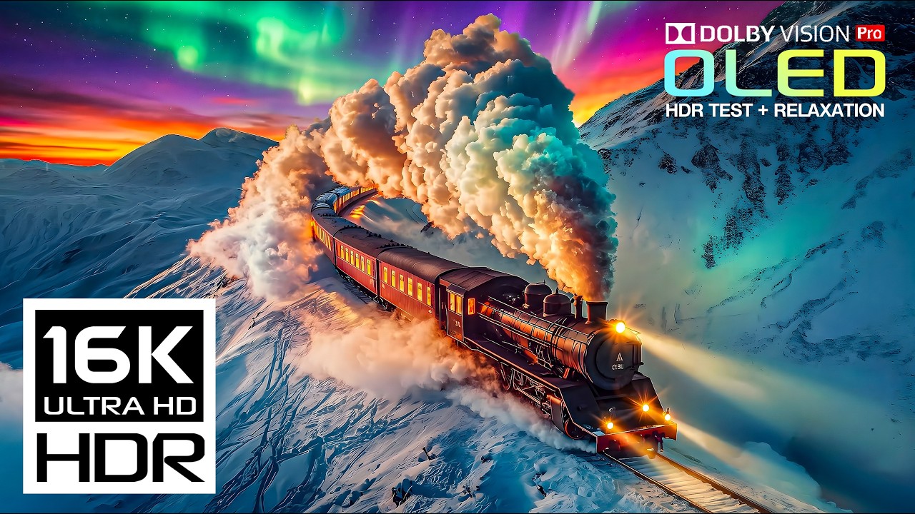 BEST 16K HDR Dolby Vision 120fps | Nature Animals Scenery (8K/4K Video ULTRA HD TV)
