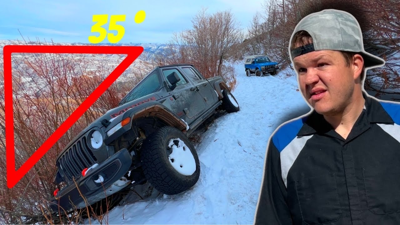 How Is This Not Tipping Over! Extreme Jeep Rescue On Dangerous Snowy Trail!