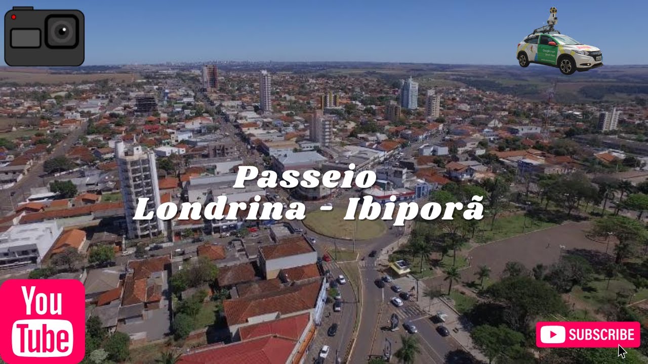 Passeio de Londrina até Ibiporã em 4K ultra HD