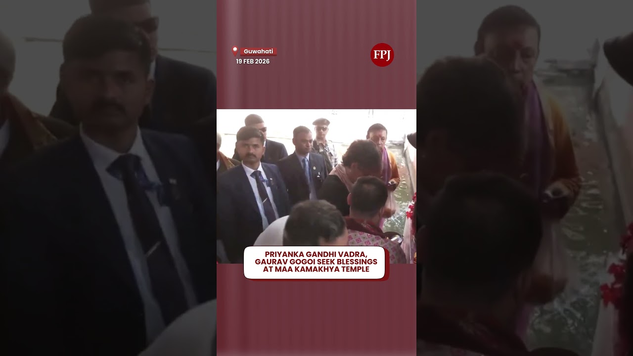 Priyanka Gandhi Vadra, Gaurav Gogoi Seek Blessings At Maa Kamakhya Temple In Guwahati