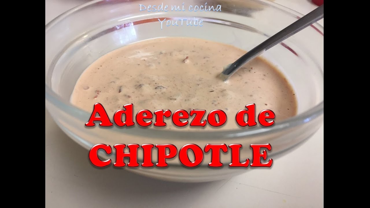 Aderezo de Chipotle/Chipotle Dip