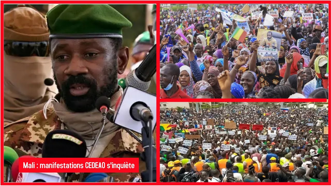 Mali : manifestations CEDEAO s'inquiète
