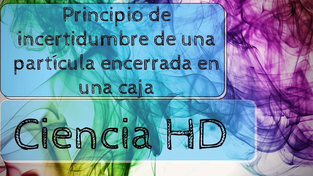 Principio de incertidumbre aplicado a una partícula en una caja
