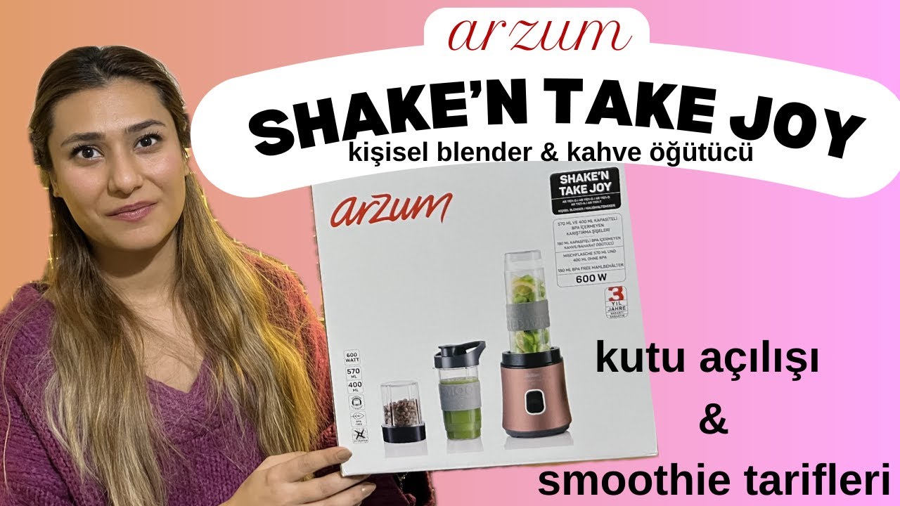 Arzum Shake'n Take Joy Kutu Açılışı ve Tarif Denemeleri