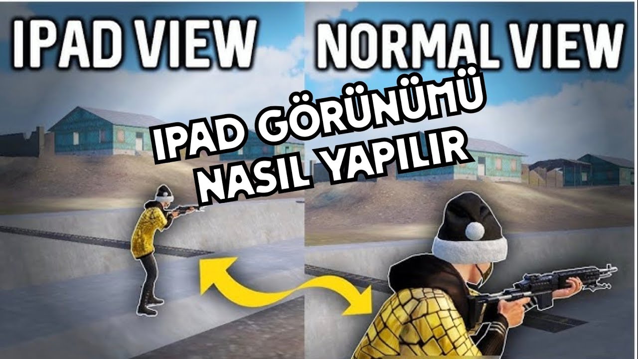 İPAD GÖRÜNÜMÜ  NASİL YAPİLİR ?  KIMSENIN BILMEDIGI KALICI YÖNTEM // PUBG MOBİLE İPAD VİEW