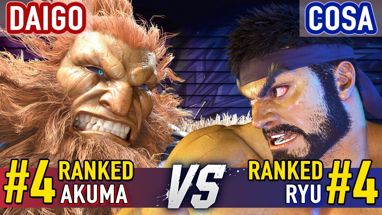 SF6 ▰ DAIGO (#4 Ranked Akuma) vs COSA (#4 Ranked Ryu) ▰ High Level Gameplay