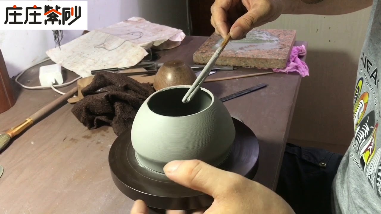 庄庄紫砂：全手工制作过程（一）：起身筒