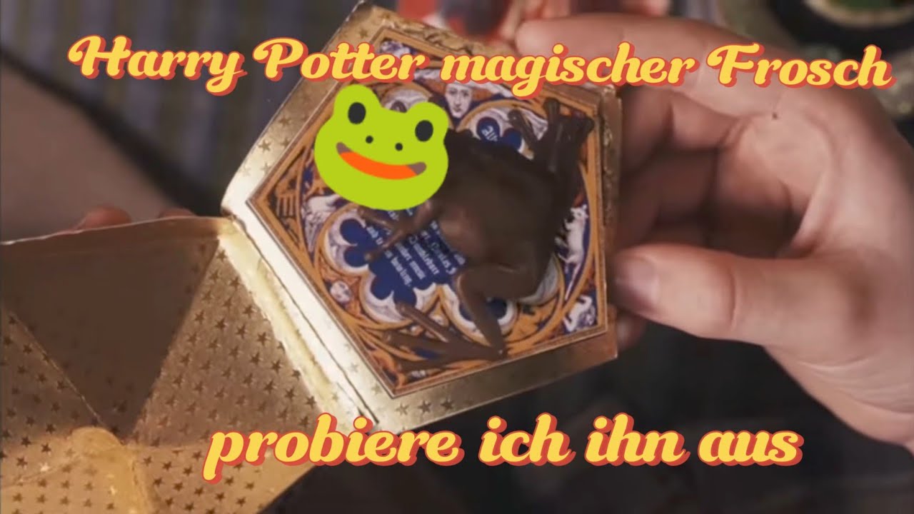 Wir probieren die magische Schokofrosch aus Harry Potter! 🏰✨