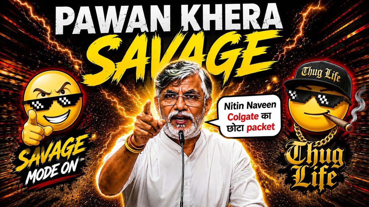 Pawan Khera Roast Modi and Amit Shah | Pawan Khera Savage 