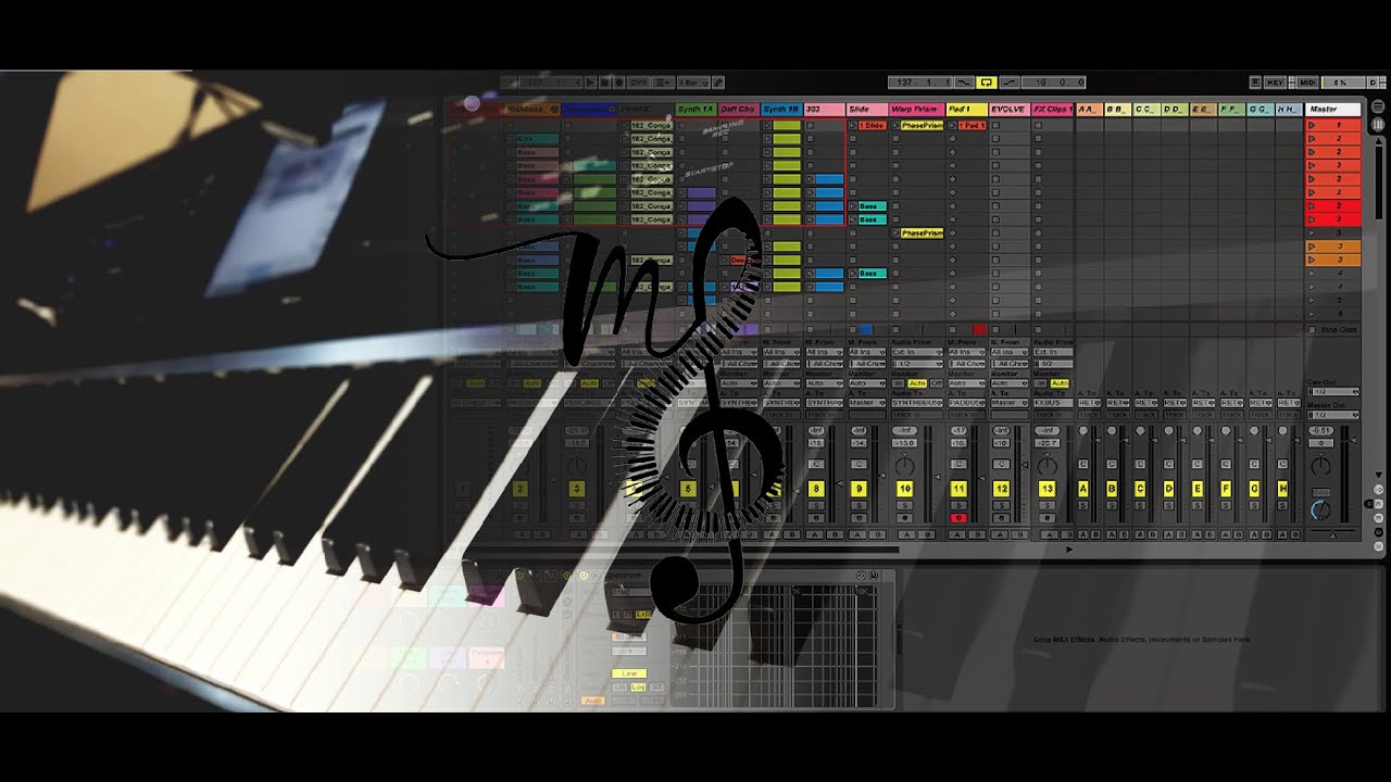 Korg Kronos: Ableton Live (Control surface and clip launching setup)