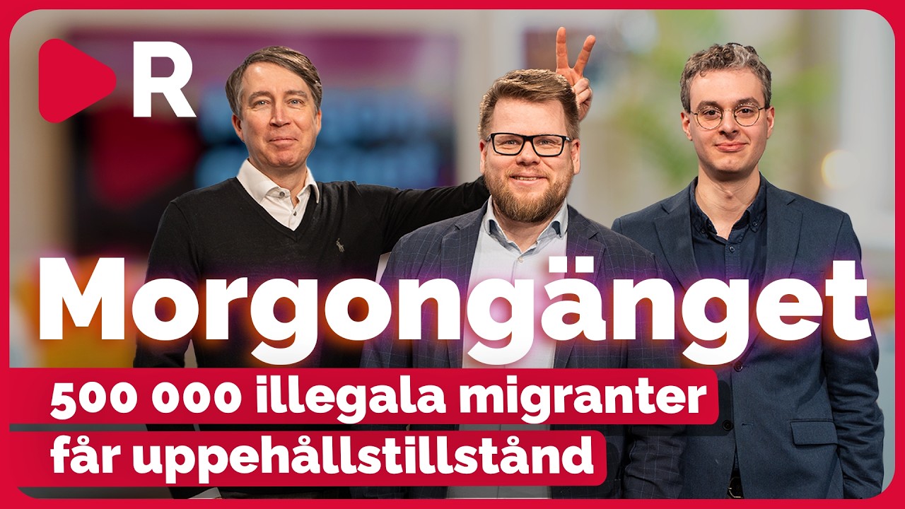 Morgongänget: 500 000 illegala migranter får uppehållstillstånd