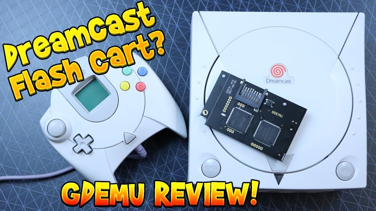 Sega Dreamcast Flash Cart? GDEMU Install & Review!