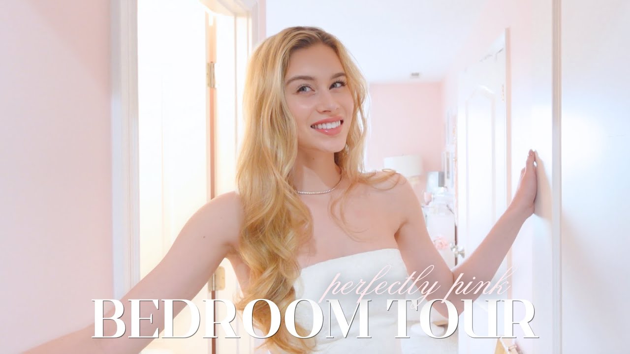 Princess Room Tour | girly, shabby chic, perfectly pink bedroom inspo