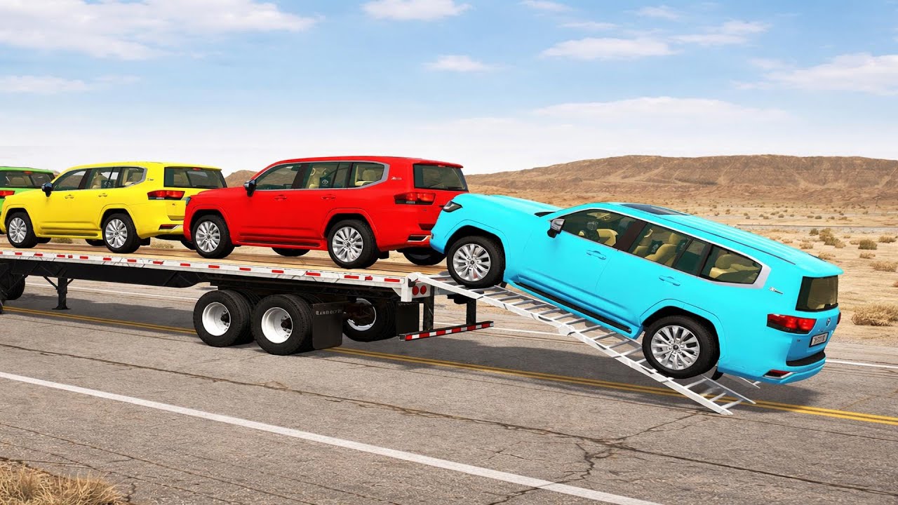 🚗💥 Lightning McQueen vs Extreme Road Tests | BeamNG.Drive