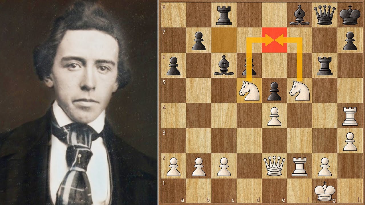 NOT. A. SINGLE. GAME! || Morphy vs Harrwitz (1858) Game 4