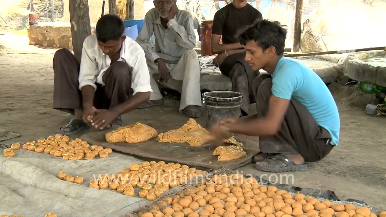Gurh making process!
