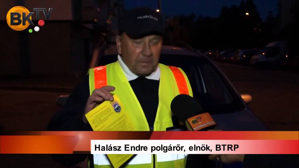 Bevetésen a budaörsi polgárőrség
