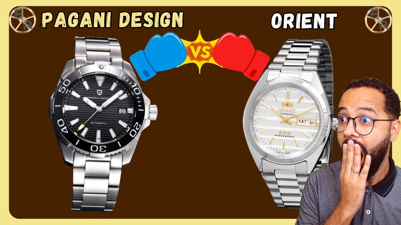 Pagani Design ou Orient , qual é melhor? Comparação técnica Ezequias Relojoeiro